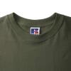 foto 4 T-shirt voor mannen olijf groen te personaliseren te bedrukken 