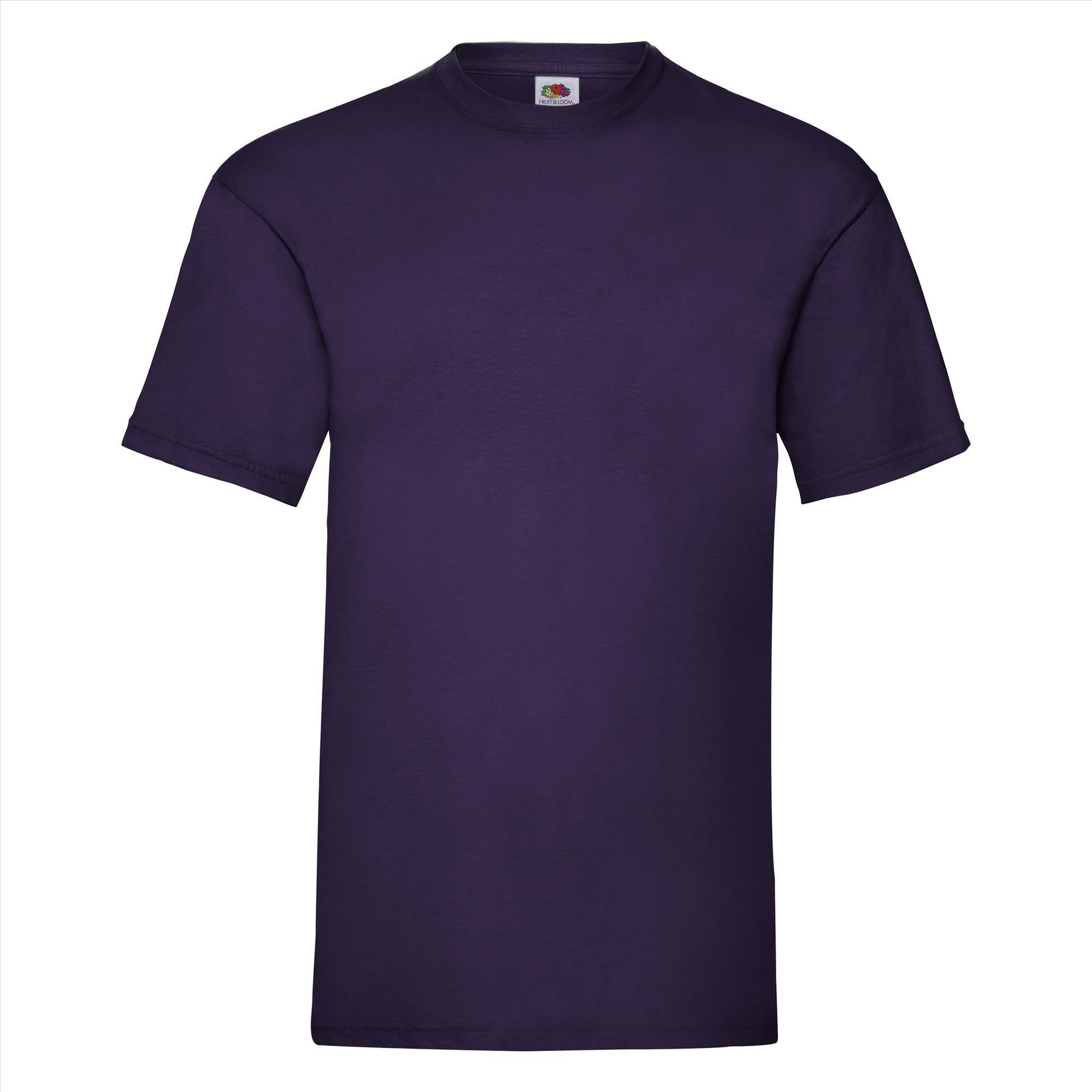 T-shirt voor mannen paars personaliseren T-shirt bedrukken