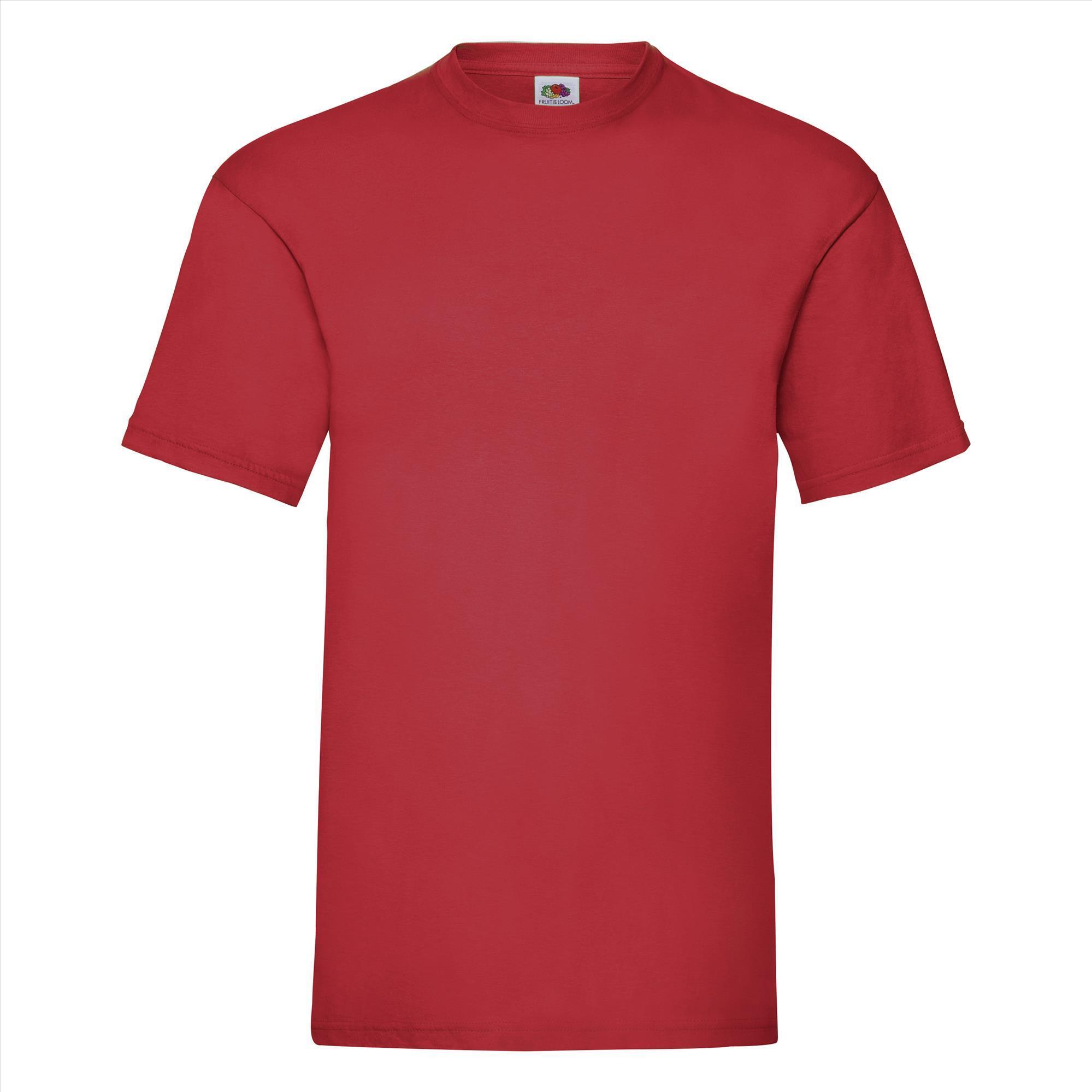 T-shirt voor mannen rood personaliseren T-shirt bedrukken