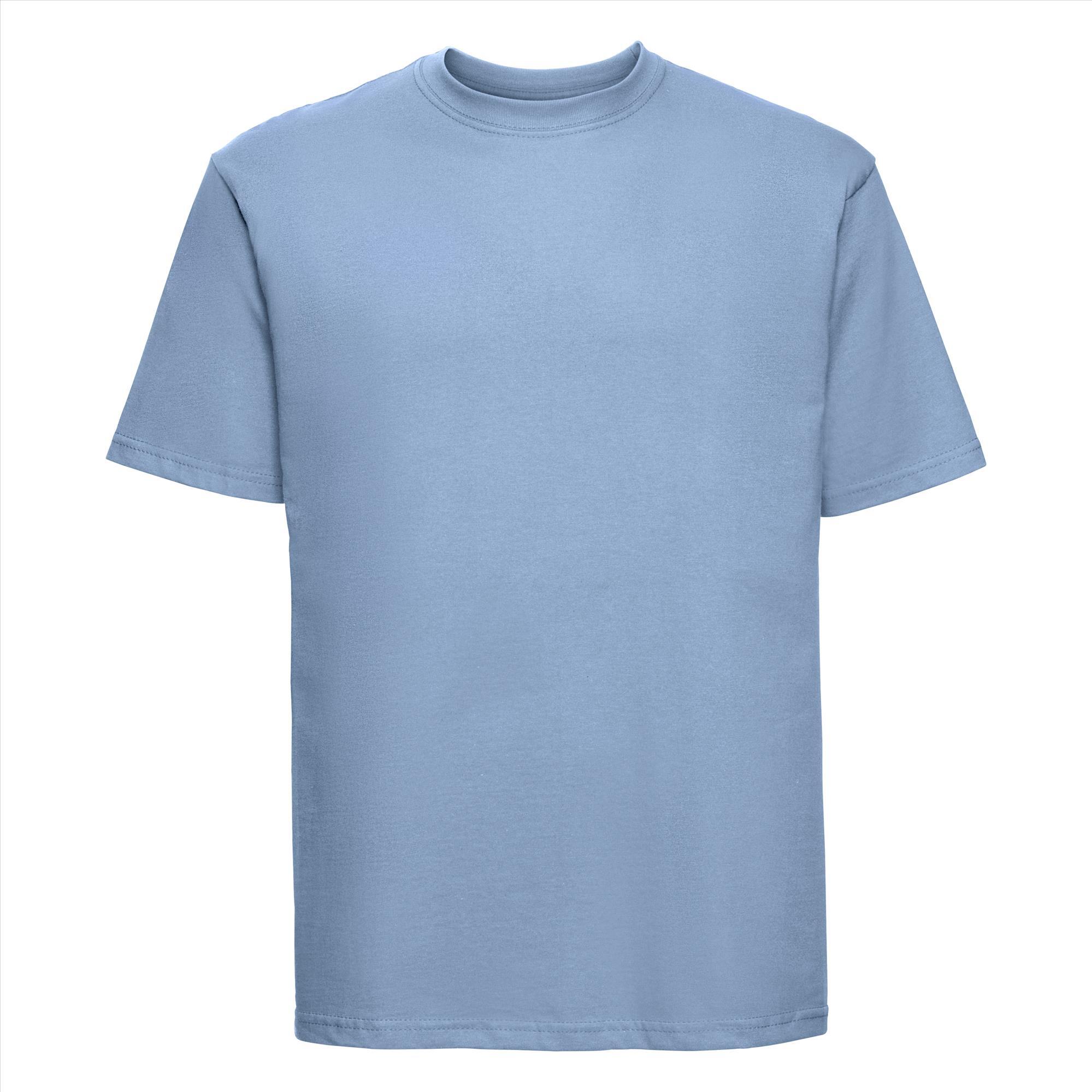 T-shirt voor mannen sky blauw te personaliseren te bedrukken