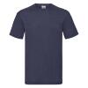 T-shirt voor mannen vintage heather navy personaliseren T-shirt bedrukken