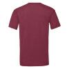 foto 2 T-shirt voor mannen vintage heather rood personaliseren T-shirt bedrukken ronde hals