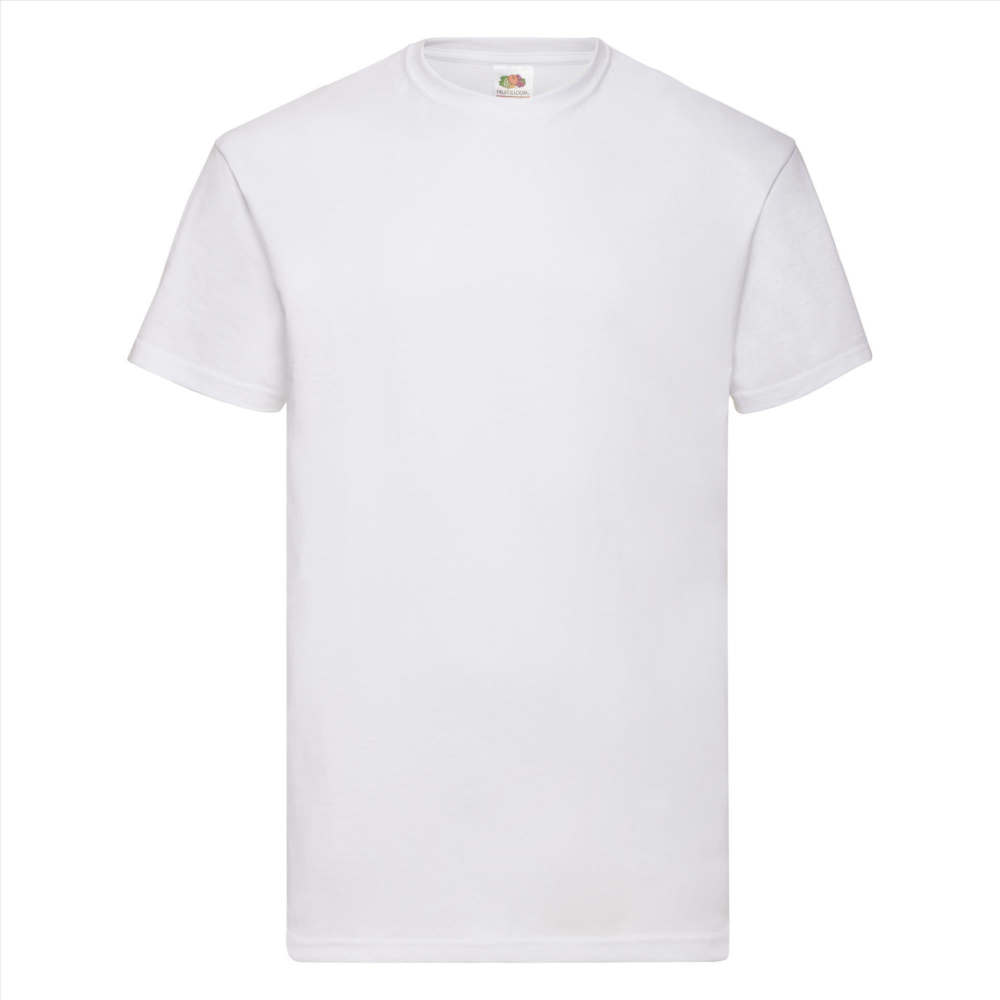 T-shirt voor mannen wit personaliseren T-shirt bedrukken
