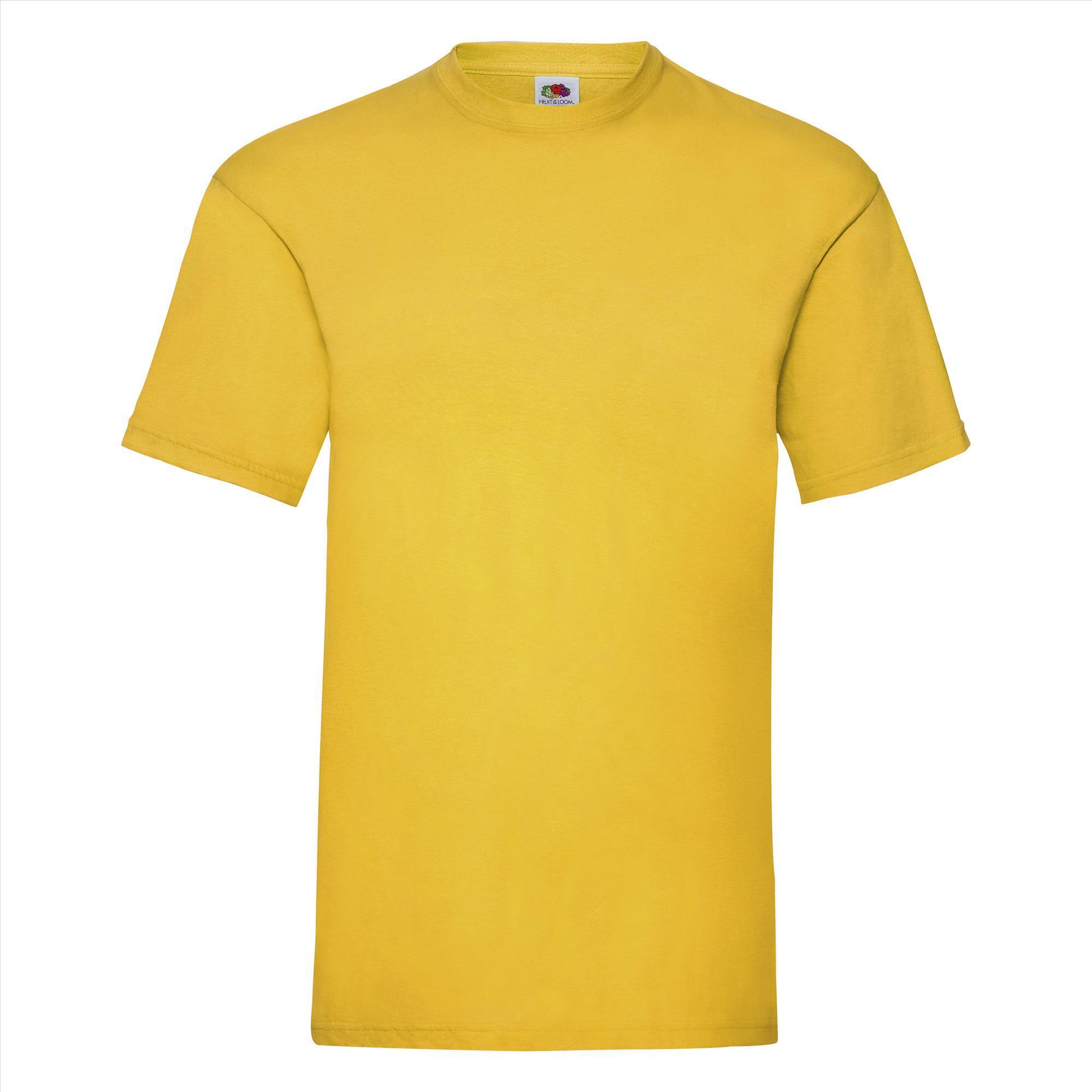 T-shirt voor mannen zonnebloem geel personaliseren T-shirt bedrukken
