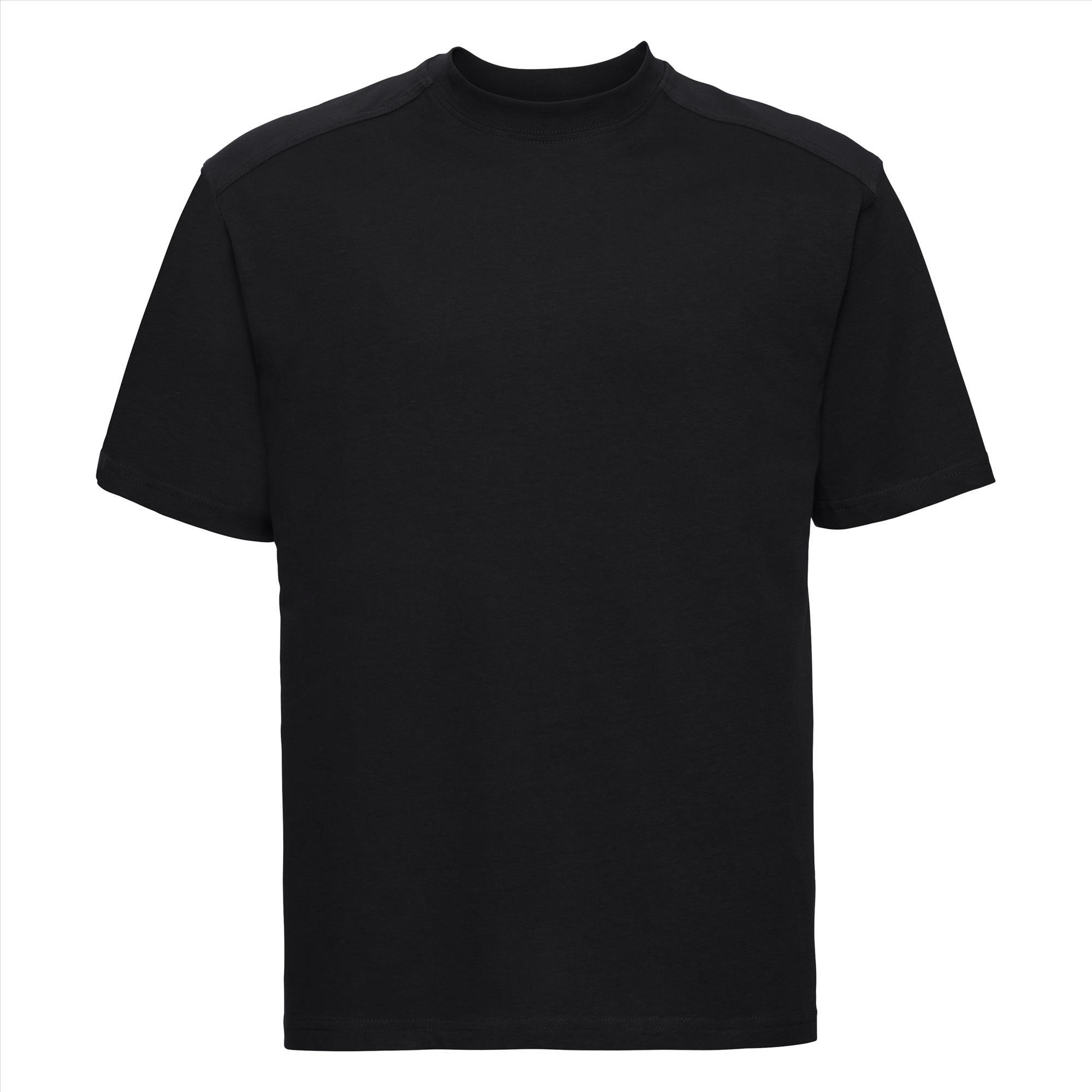 T-shirt voor mannen zwart die vies worden Workwear T-shirt te bedrukken personaliseren