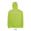 foto 1 Trendy gevoerde regenjas neon lime groen