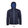 Trendy gevoerde regenjas royal blauw