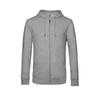 Trendy hoodie heide grijs voor mannen te personaliseren bedrukken
