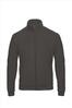 Trendy sweat jacket anthracite voor mannen