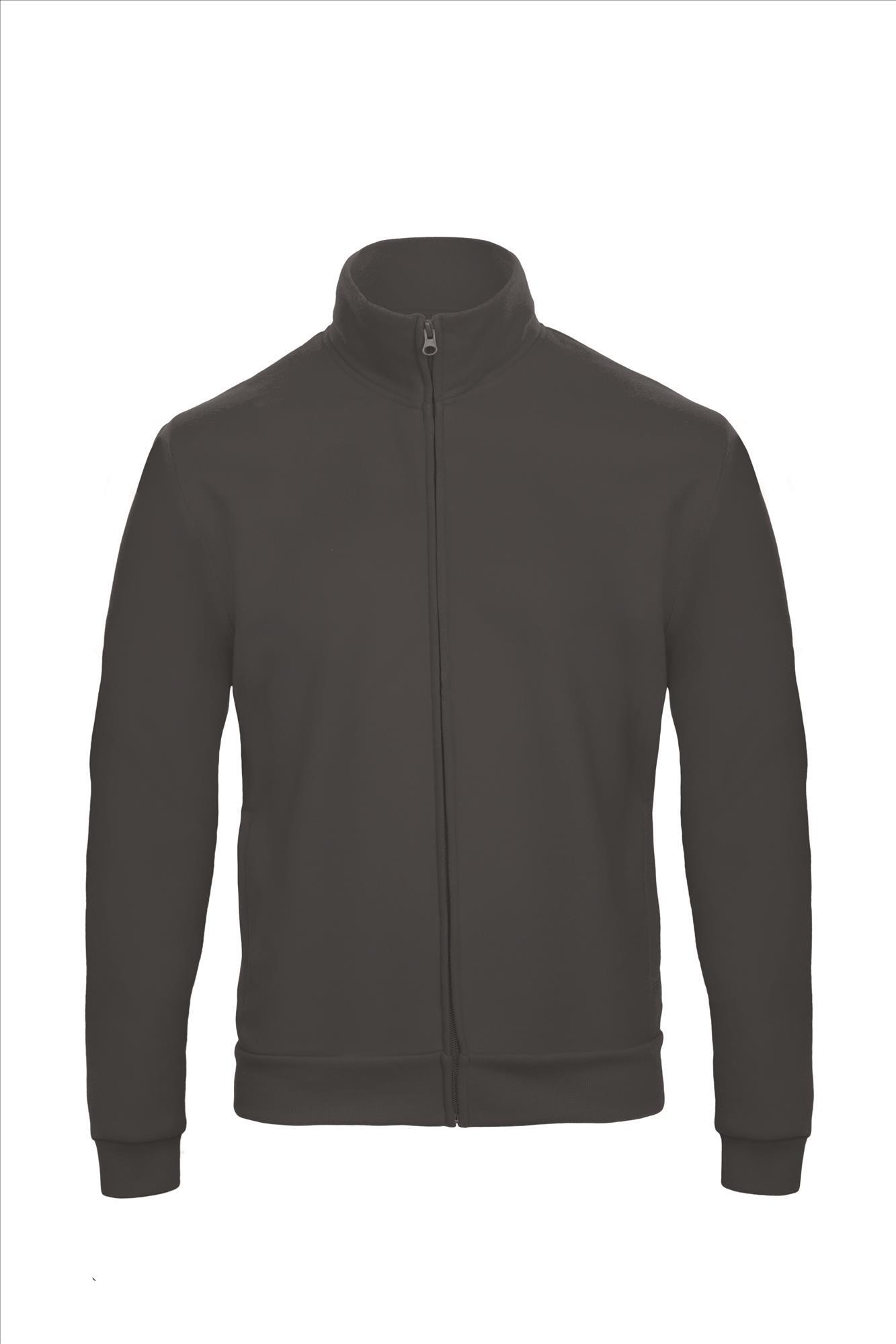 Trendy sweat jacket met een duurzame anthracite voor mannen te personaliseren hoodie