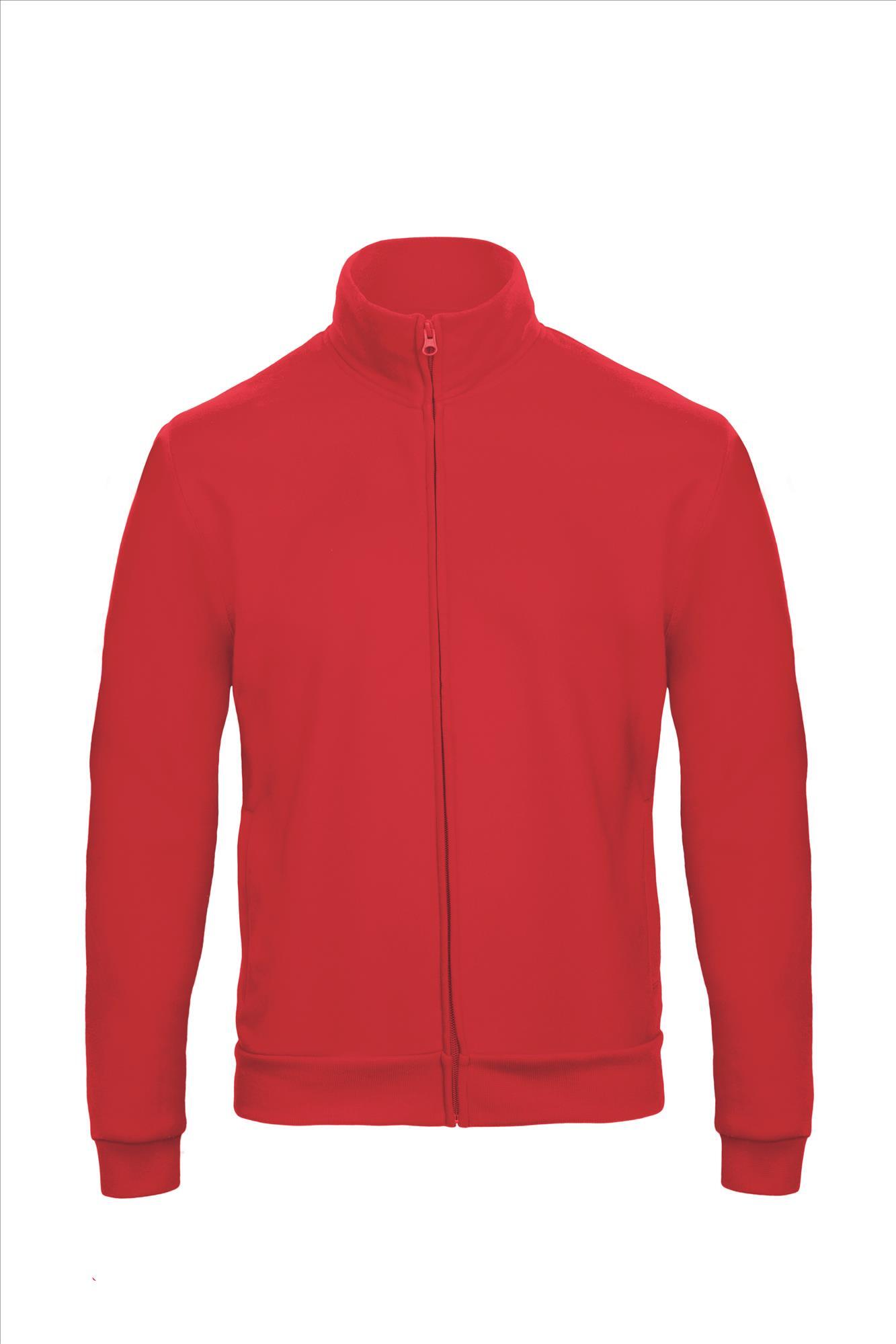 Trendy sweat jacket met een duurzame rood voor mannen te personaliseren hoodie