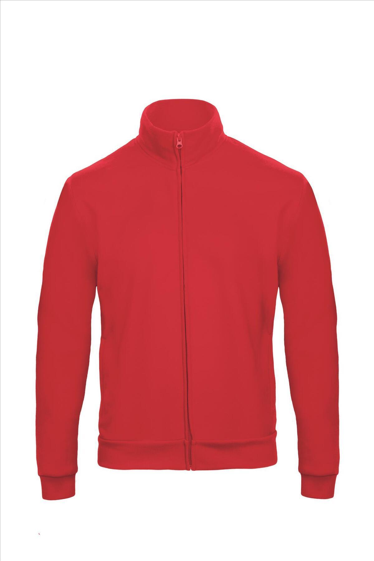 Trendy sweat jacket met een rood voor mannen