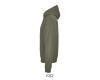 foto 3 unisex hoodie sweater 100% katoen khaki 