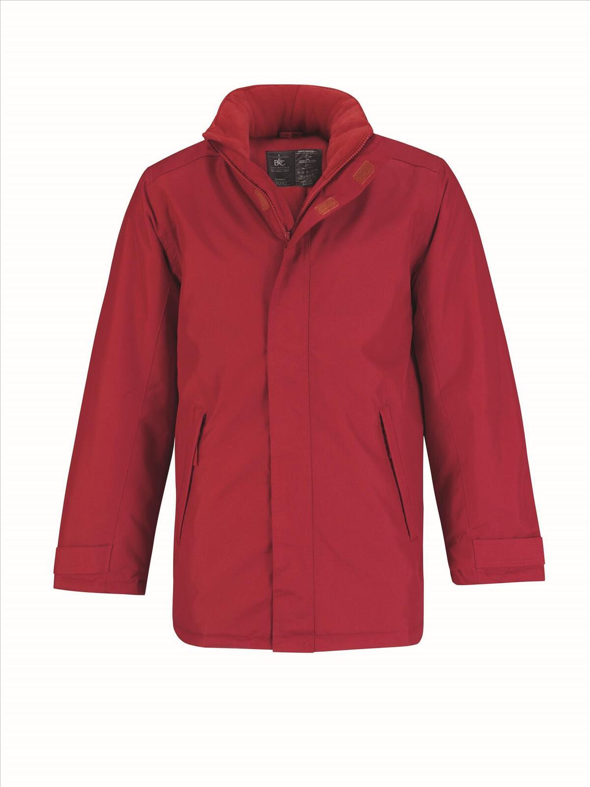 Warme gewatteerde winterparka winterjas voor mannen deep red Winddicht. Waterdicht