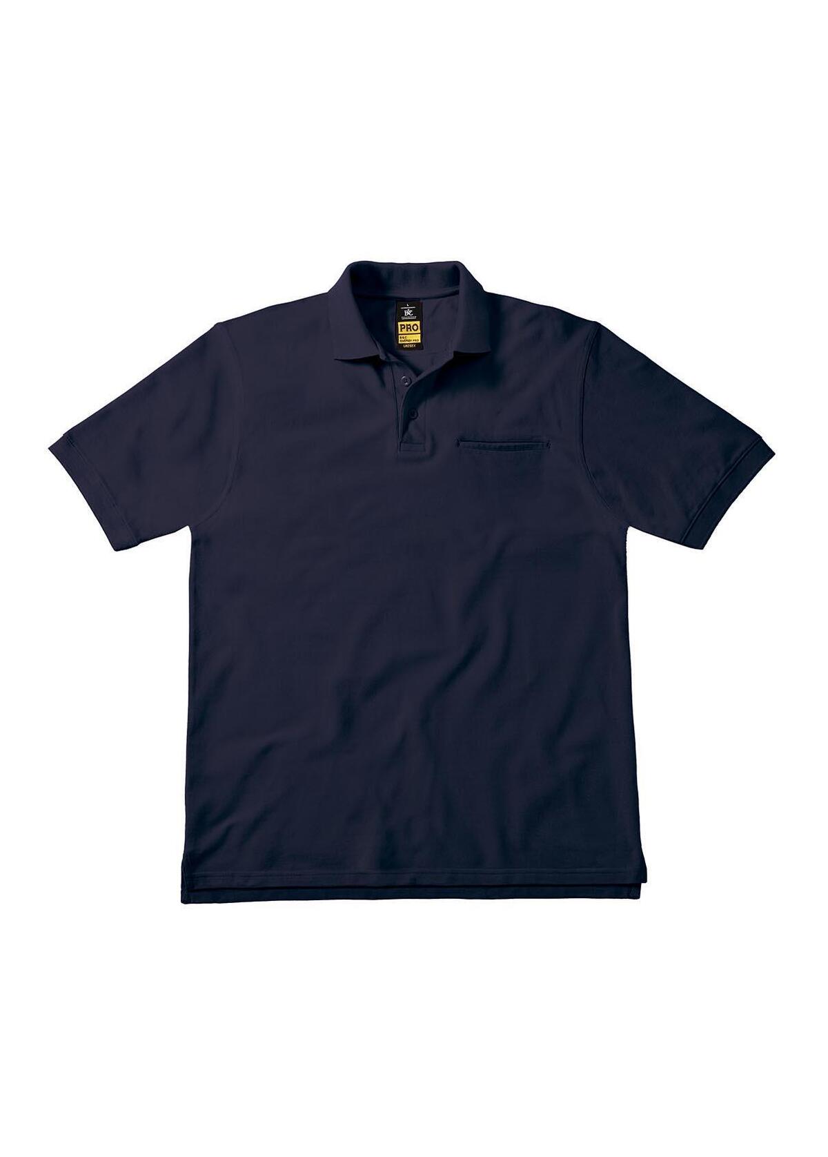 Werk Polo Heren donkerblauw te personaliseren