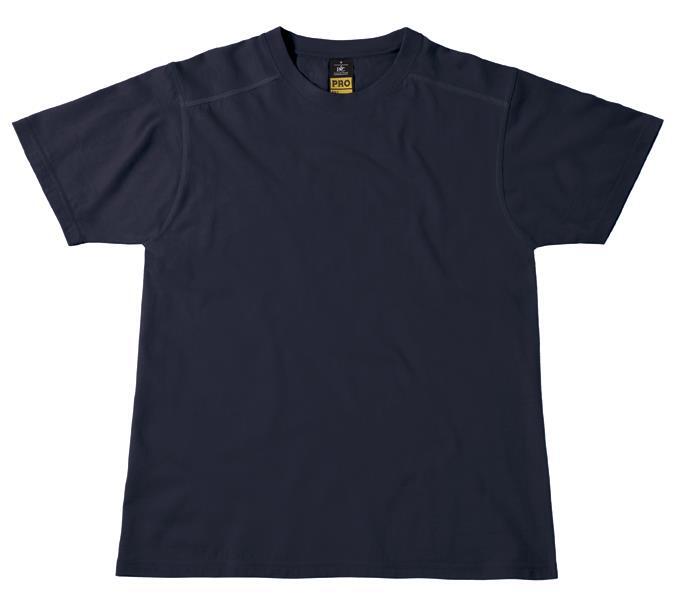 Werk T-shirt korte mouw donkerblauw te personaliseren
