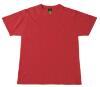 Werk T-shirt korte mouw rood te personaliseren