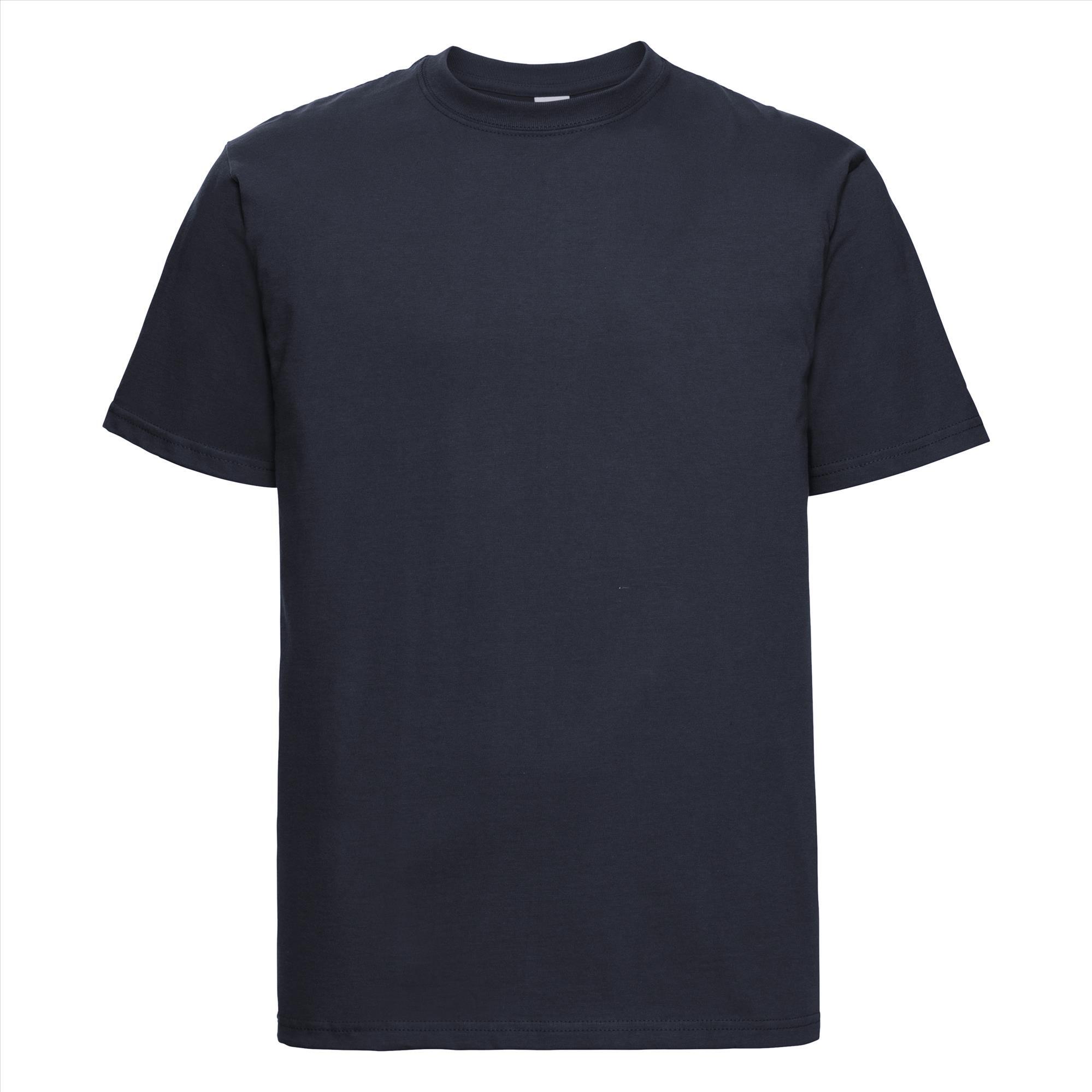 Werk T-shirt voor mannen donkerblauw te personaliseren