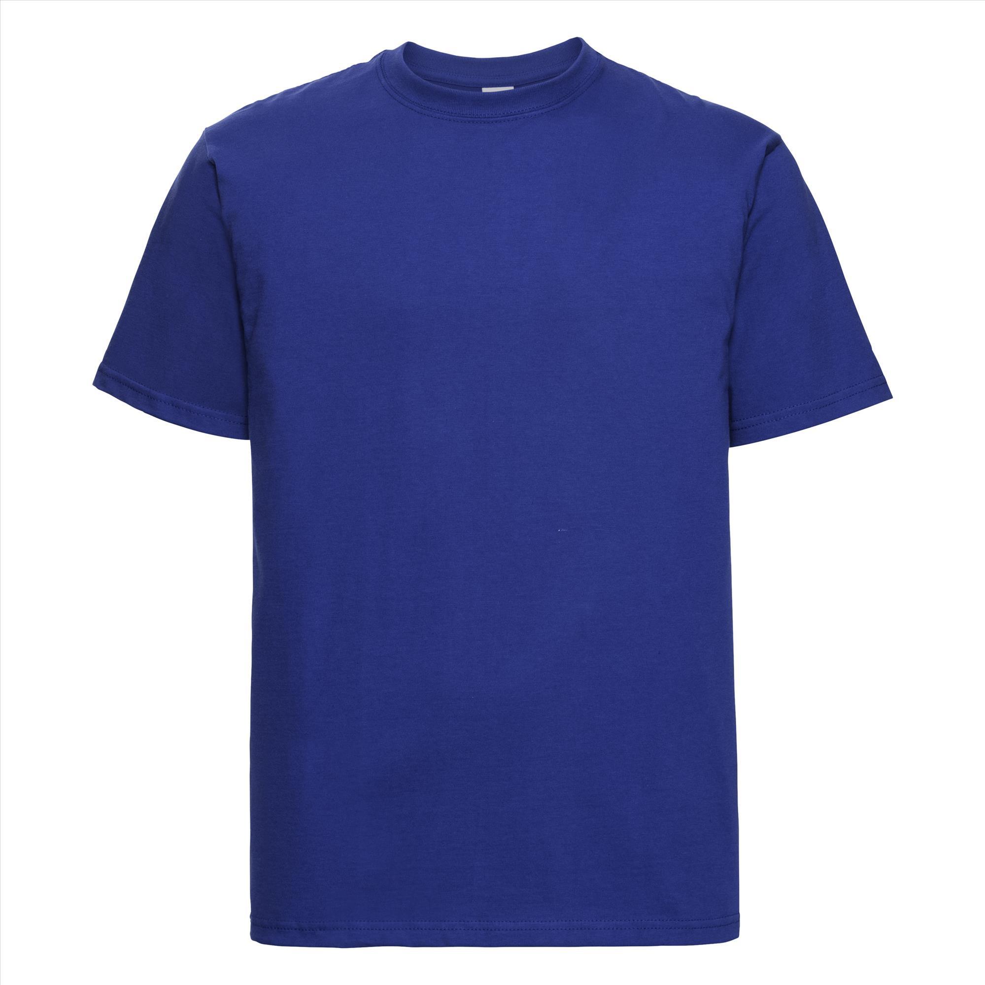 Werk T-shirt voor mannen royal blauw te personaliseren