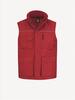 Werkbodywarmer voor heren rood Winddicht. Waterafstotend