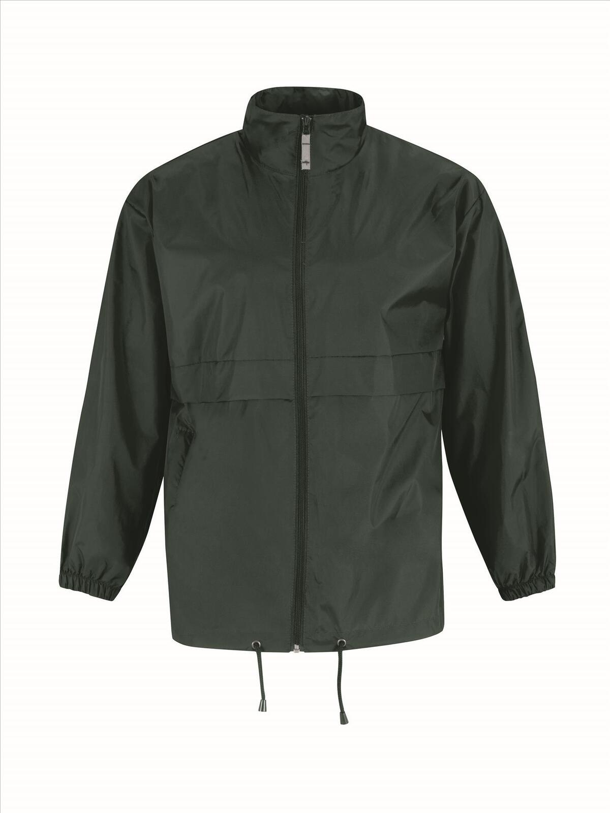 Windbreaker met capuchon flessengroen Windjack voor Heren