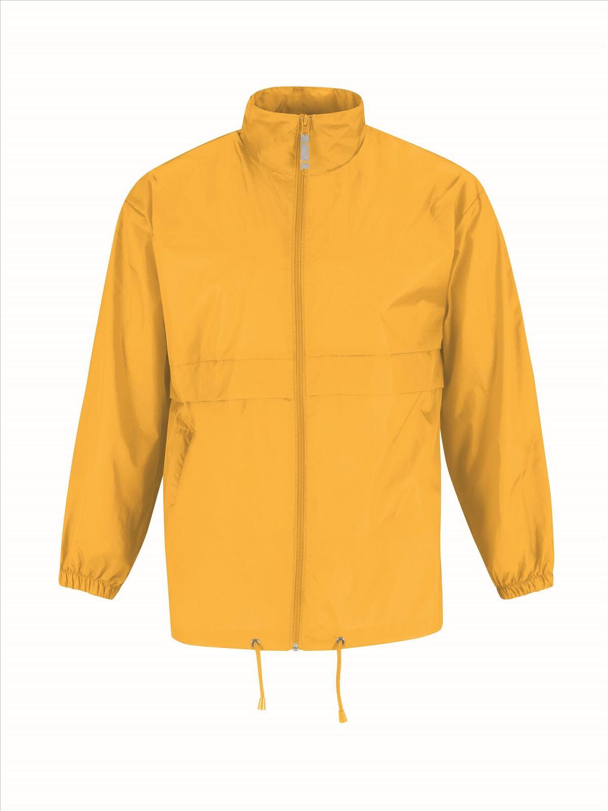 Windbreaker met capuchon goud Windjack voor Heren