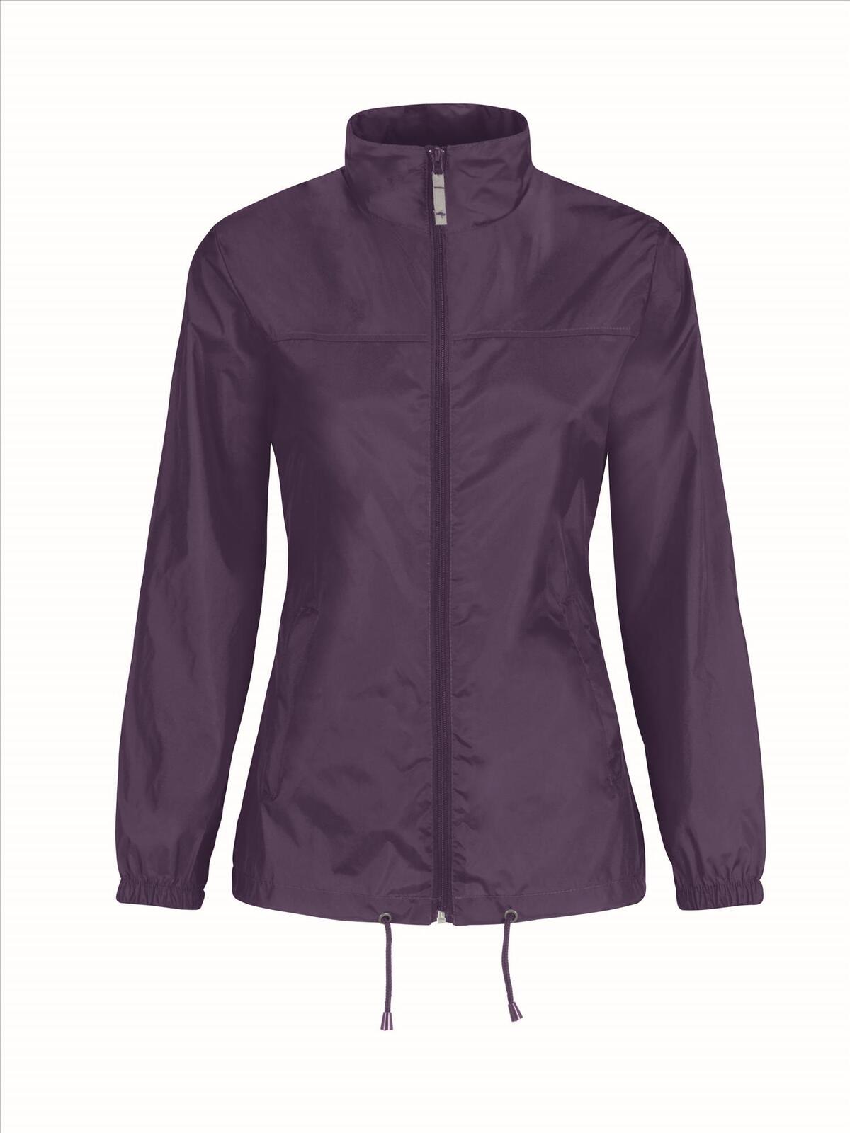 Windbreaker met capuchon paars Windjack voor Dames