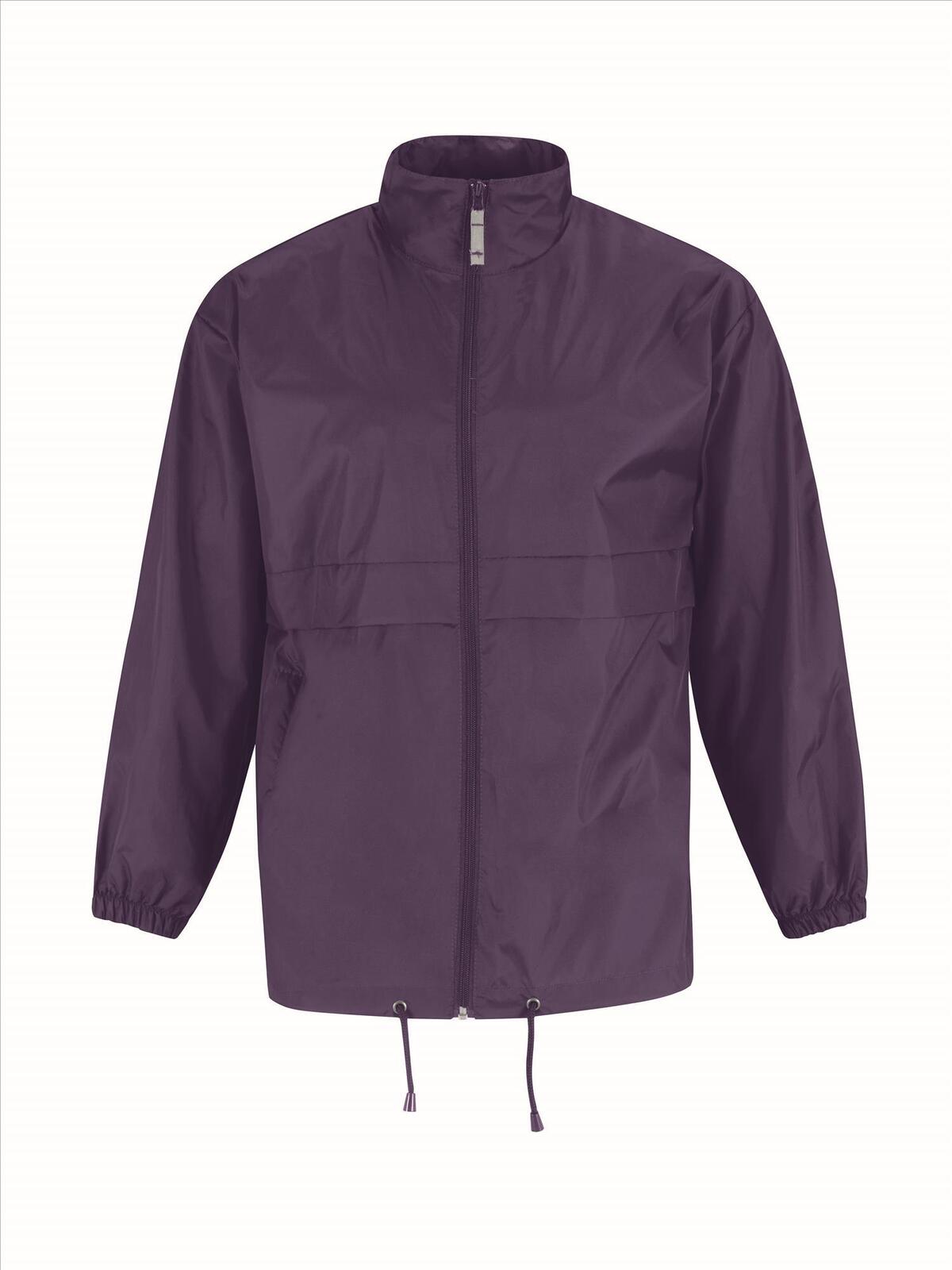 Windbreaker met capuchon paars Windjack voor Heren