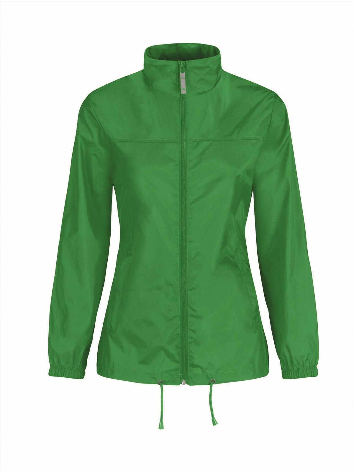 Windbreaker met capuchon real groen Windjack voor Dames