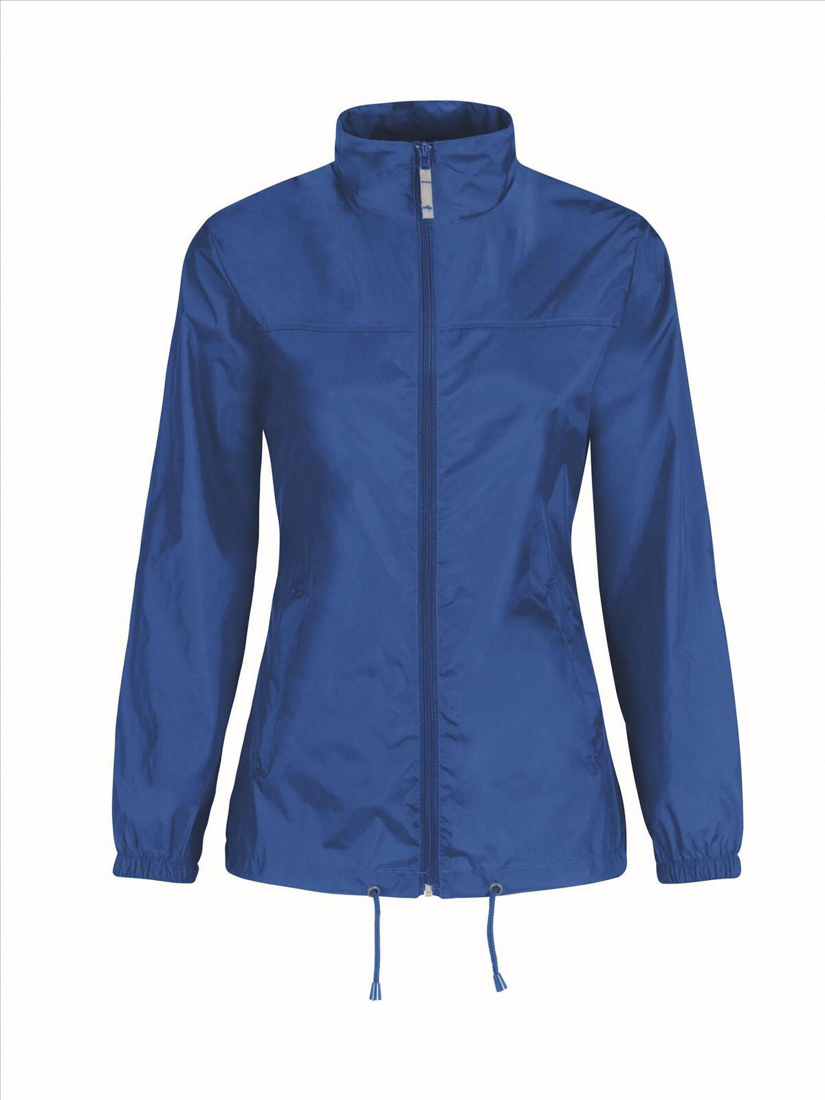 Windbreaker met capuchon royal blauw Windjack voor Dames