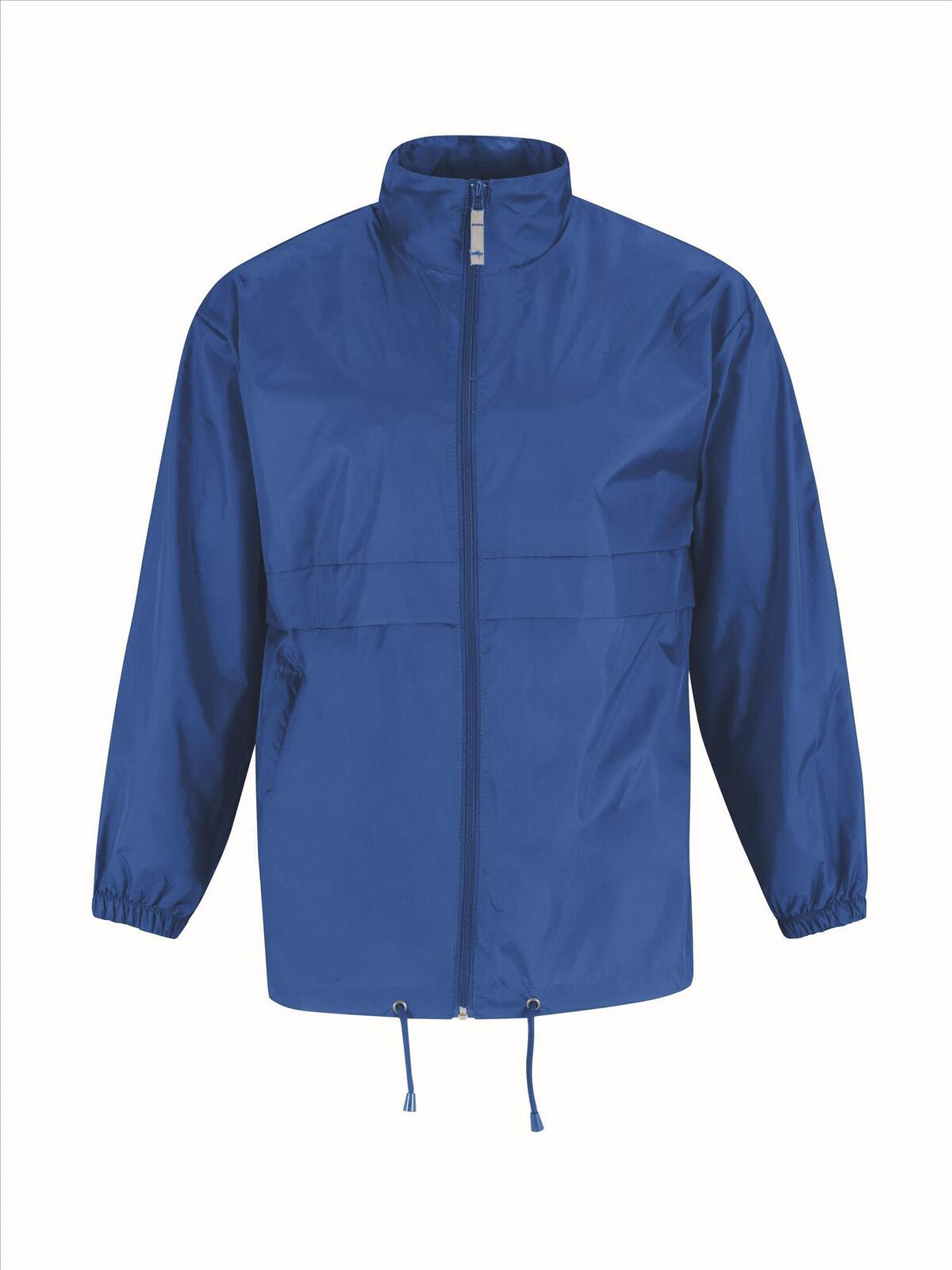 Windbreaker met capuchon royal blauw Windjack voor Heren