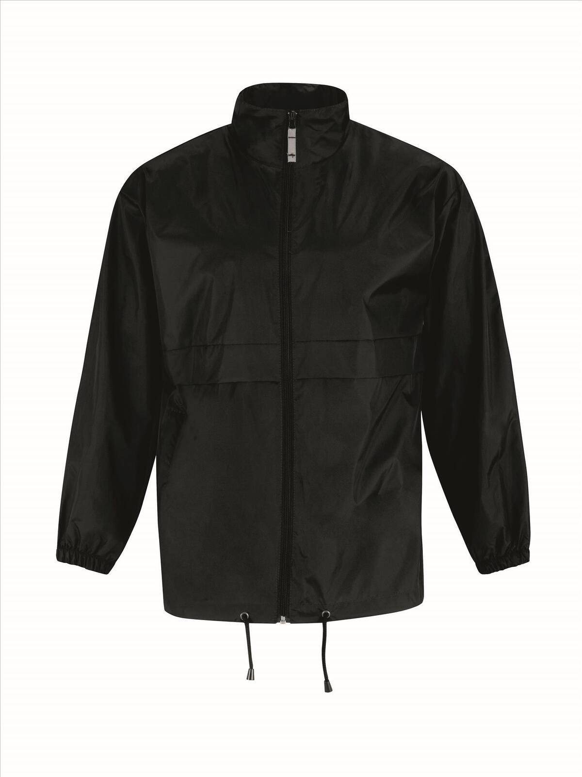 Windbreaker met capuchon zwart Windjack voor Heren