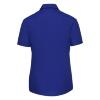 foto 2 Dames blouse royal blauw korte mouw te personaliseren