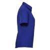 foto 3 Dames blouse royal blauw korte mouw te personaliseren 