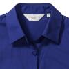 foto 4 Dames blouse royal blauw korte mouw te personaliseren 