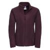 foto 1 Dames fleece jas bordeaux te personaliseren