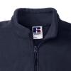 foto 4 Dames fleece jas donkerblauw te personaliseren 