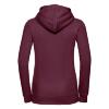 foto 2 Dames hoodie bordeaux te personaliseren te bedrukken met een afbeelding logo