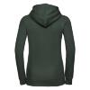 foto 2 Dames hoodie flessengroen te personaliseren te bedrukken met een afbeelding logo