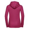 foto 2 Dames hoodie fuchsia te personaliseren te bedrukken met een afbeelding logo