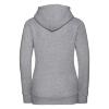 foto 2 Dames hoodie lichtgrijs te personaliseren te bedrukken met een afbeelding logo
