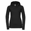Dames hoodie zwart te personaliseren te bedrukken met een afbeelding logo