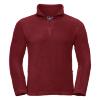 Fleece trui rood heren te bedrukken personaliseren