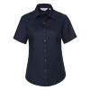 foto 1 Getailleerde dames blouse bright navy te personaliseren met en bedrijfslogo