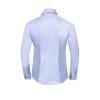 foto 2 Getailleerde dames blouse oxford blue te personaliseren bedrijfslogo