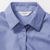 foto 4 Getailleerde dames blouse oxford blue te personaliseren bedrijfslogo 