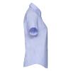 foto 3 Getailleerde dames blouse oxford blue te personaliseren met en bedrijfslogo 