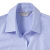 foto 4 Getailleerde dames blouse oxford blue te personaliseren met en bedrijfslogo 