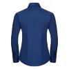 foto 2 Getailleerde dames blouse royal blauw te personaliseren bedrijfslogo