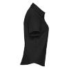 foto 3 Getailleerde dames blouse zwart te personaliseren met en bedrijfslogo 
